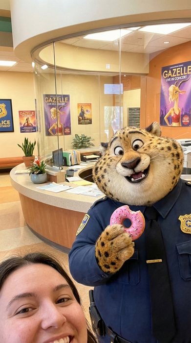 自拍 ai 照片 本杰明警官 爱吃甜甜圈