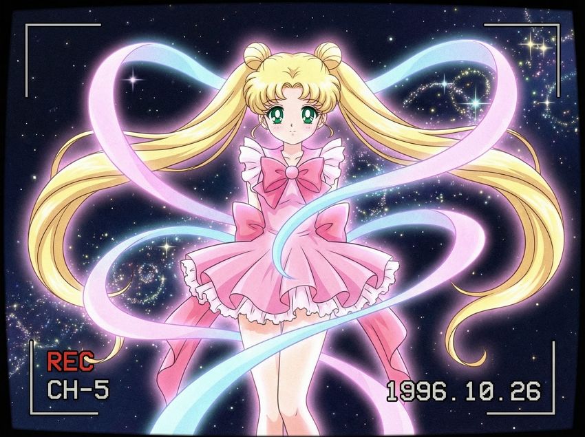 90年代动漫魔法少女变身截图