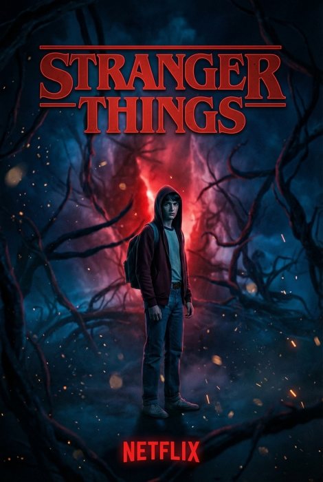 stranger things netflix stranger things netflix poster