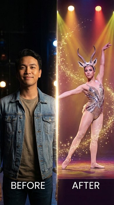 角色 ai 变身 夏奇羊 流行巨星 转换