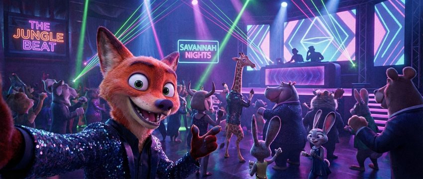 疯狂动物城自拍 ai 照片 场景 夜生活 俱乐部