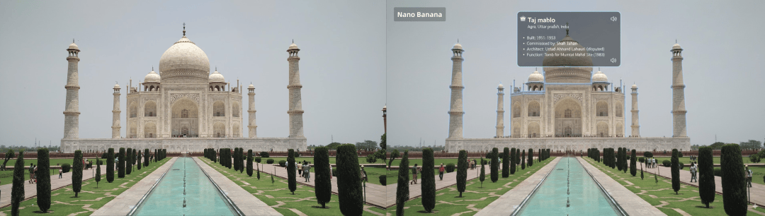 ar-informationsgrafiken für das taj mahal mit nano banana erstellen