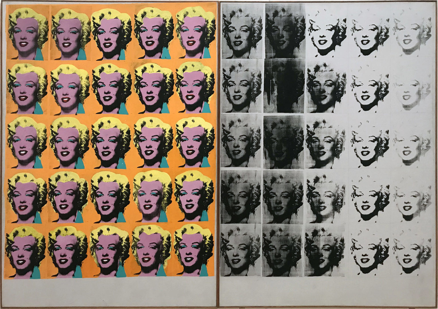 andy warhol marilyn diptychon 1962