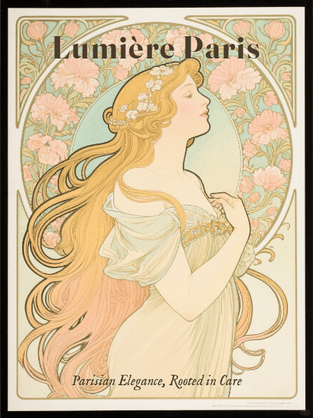 art nouveau graphic design style example