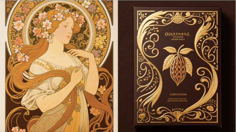 image showing art nouveau patterns