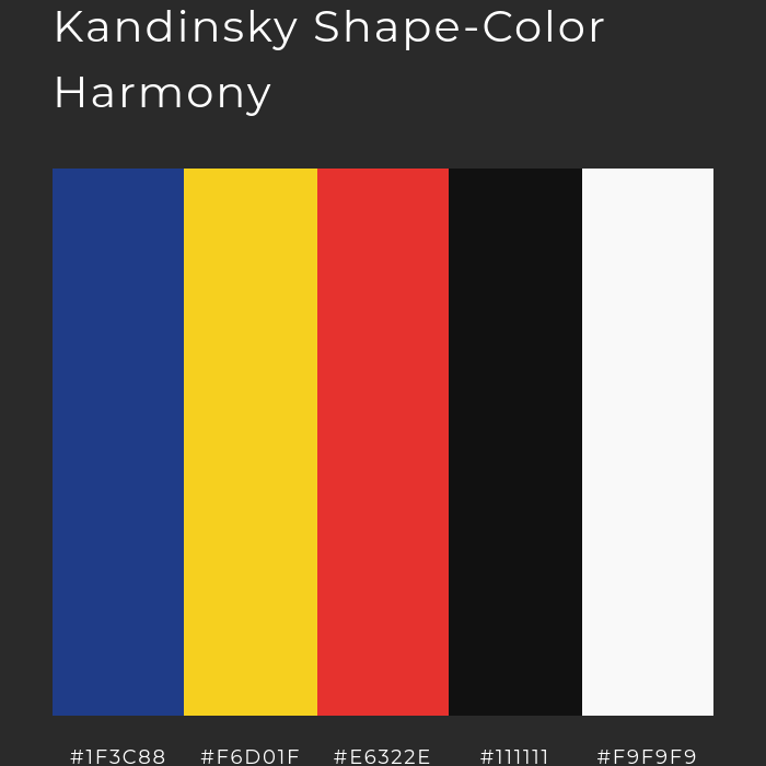 bauhaus shape color theory
