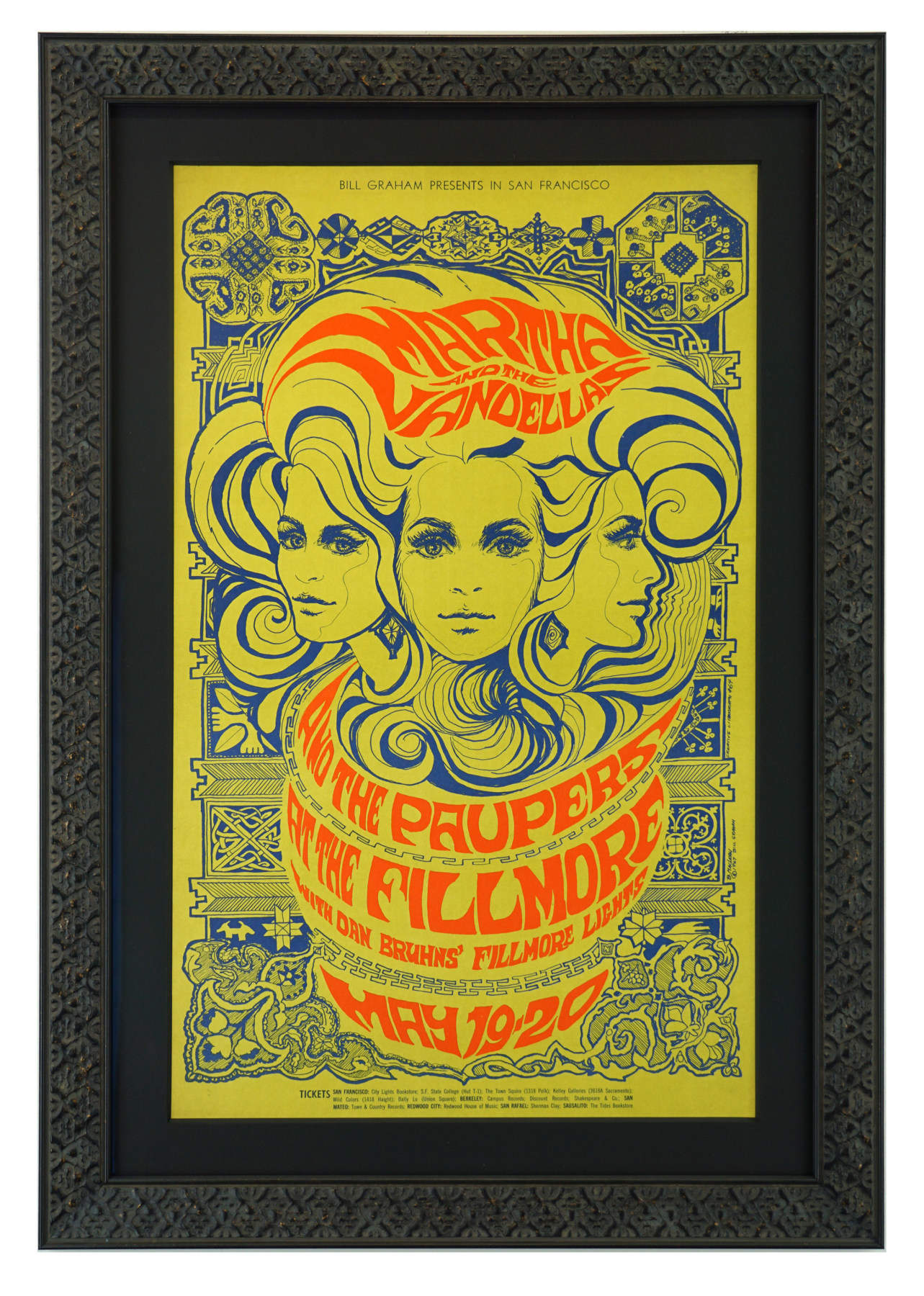 bonnie macleans poster fuer das fillmore martha and the vandellas