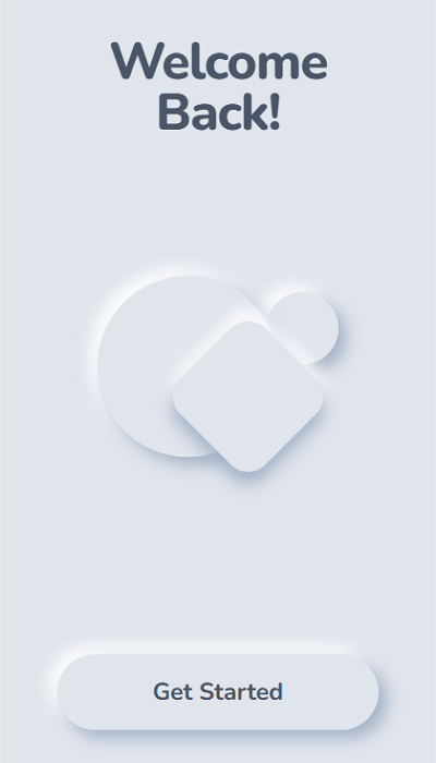 claymorphism graphic design style example