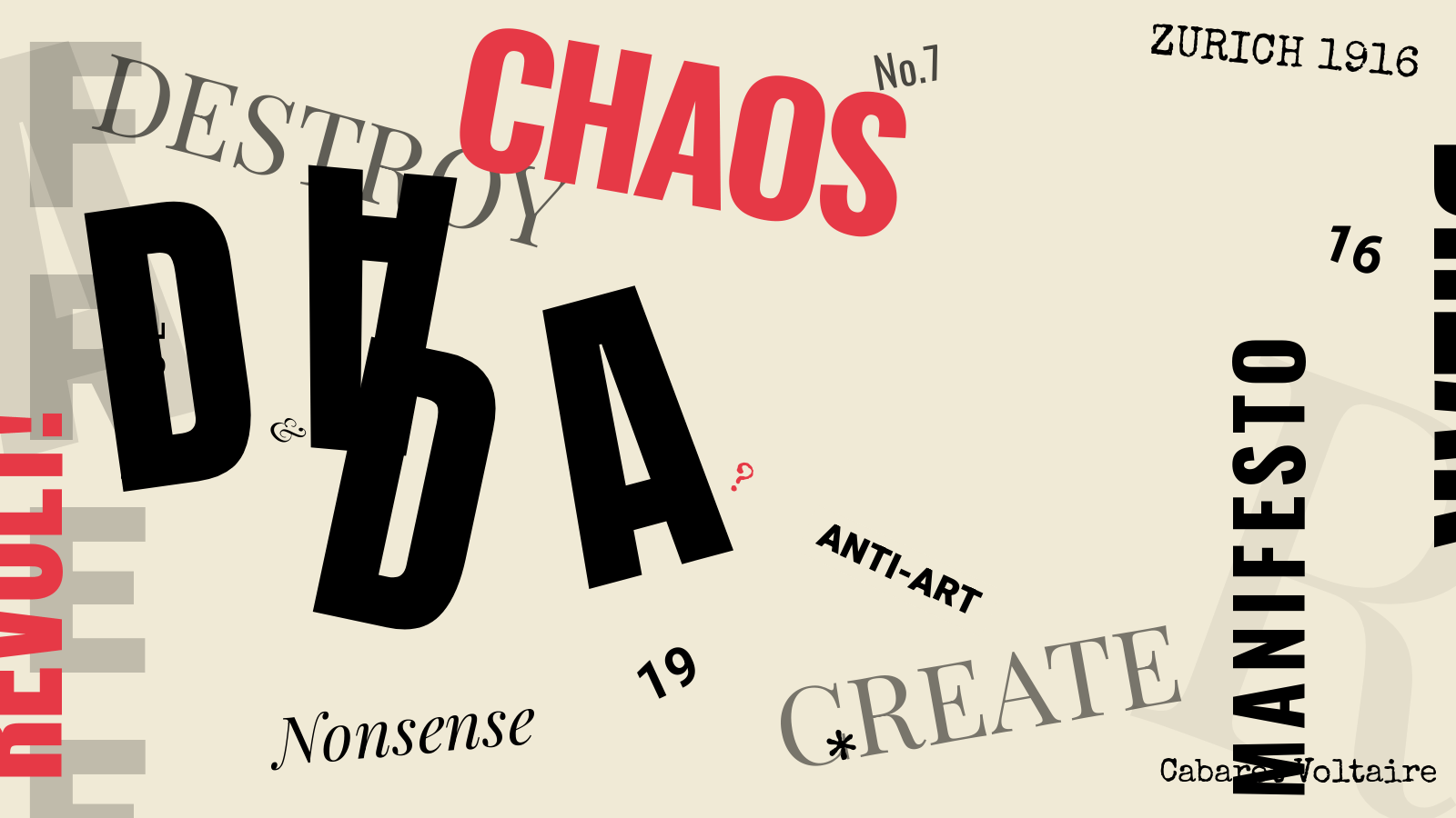 dada typography example