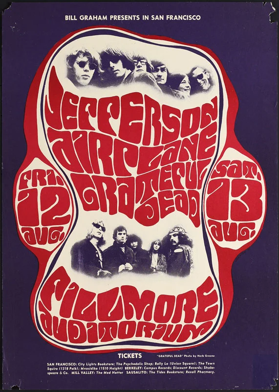 jefferson airplane fillmore poster
