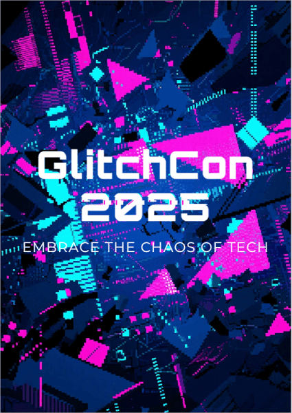 glitch art graphic design style example
