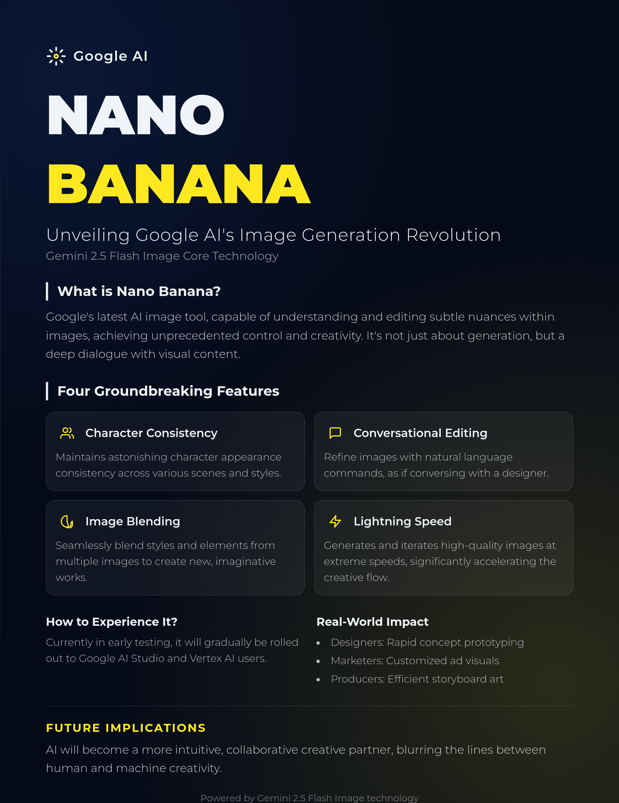 infografik zu google nano banana