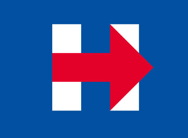 michael bierut hillary clinton wahlkampflogo 2016