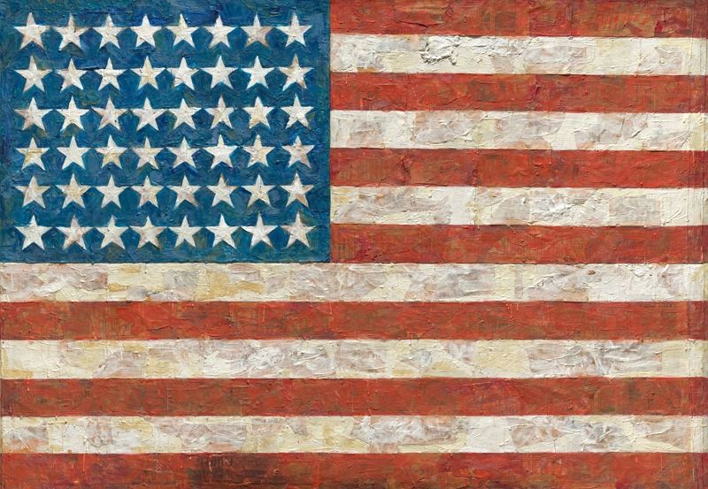 jasper johns flagge 1954 55