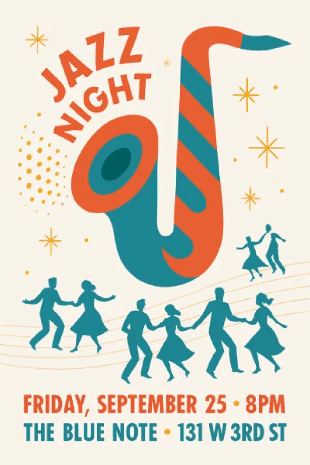 mid century modern poster design