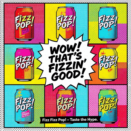 pop art graphic design style example