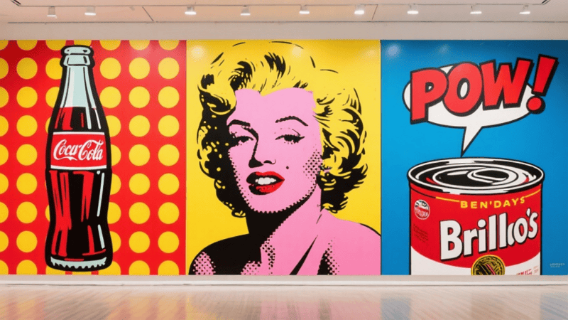 pop art ikonen collage