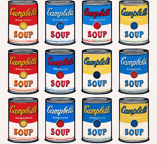 pop art repetitives layout