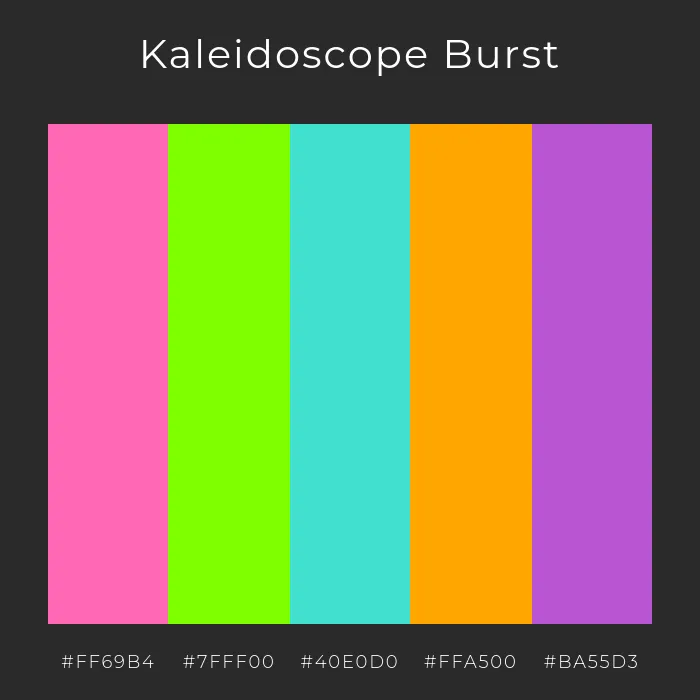 kaleidoskop psychedelische palette