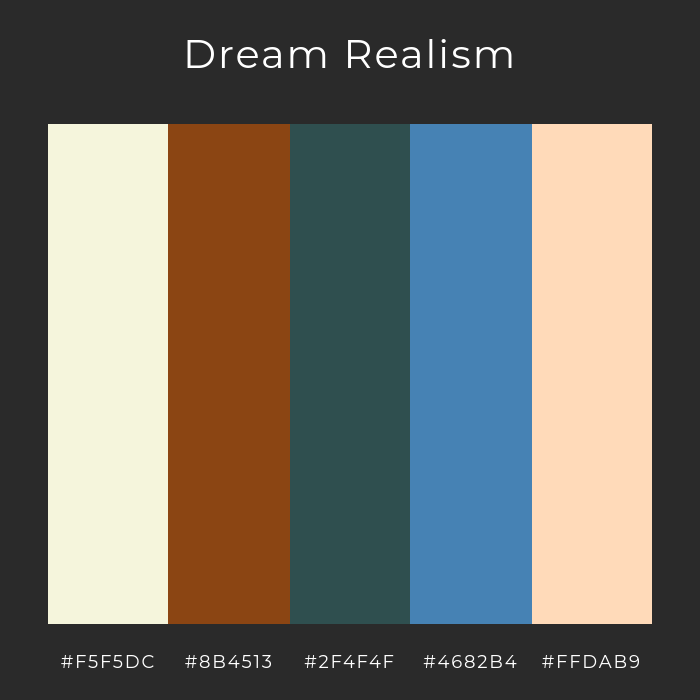 surrealism dreamlike realistic colors