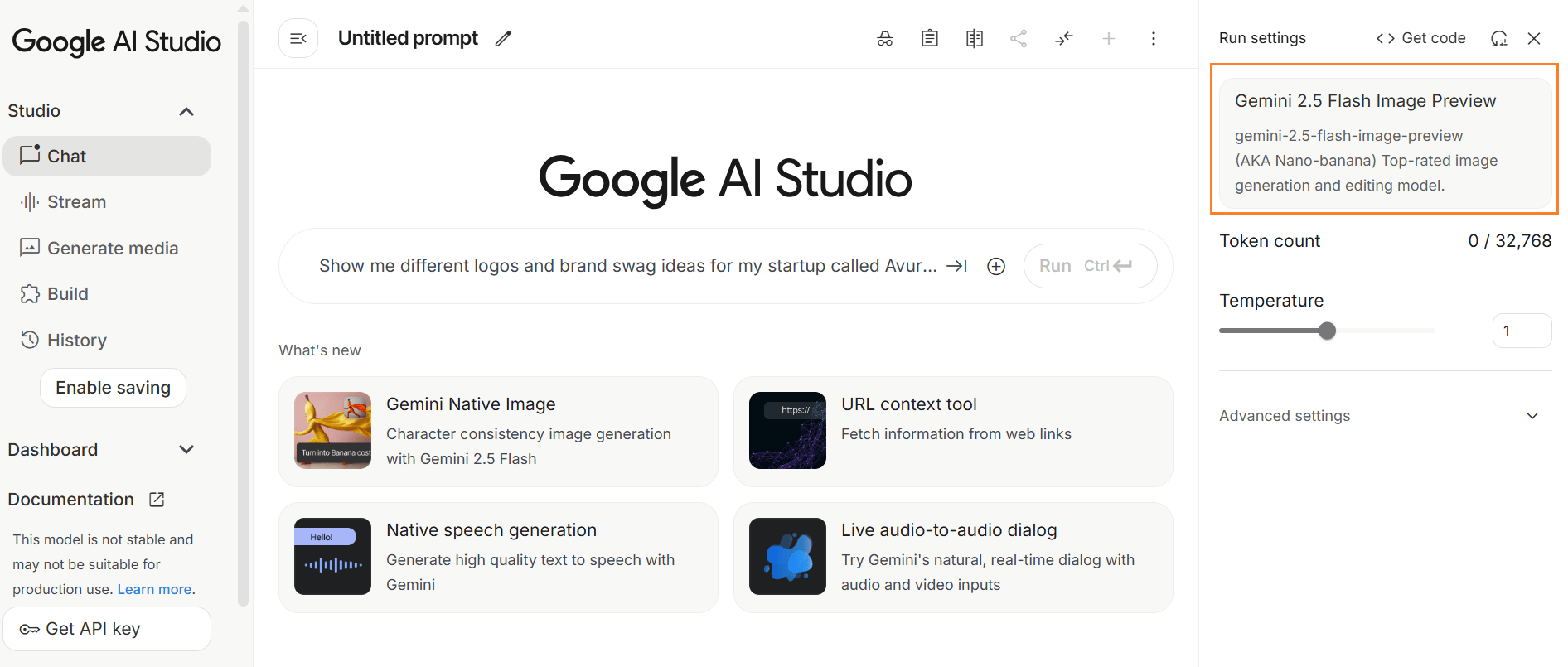 nano banana kostenlos im google ai studio verwenden