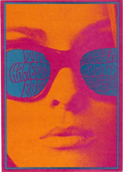 victor moscosos poster fuer die chambers brothers