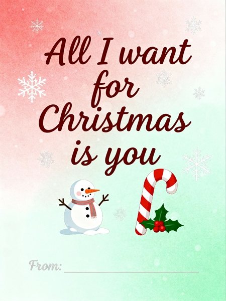 cute christmas card messages