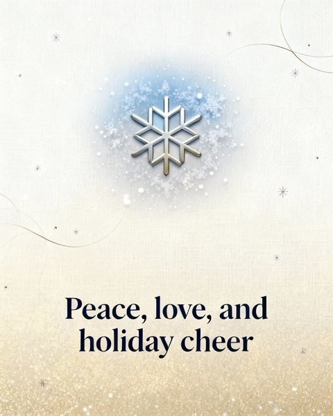 short modern christmas greetings