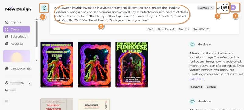 input halloween party invites prompt