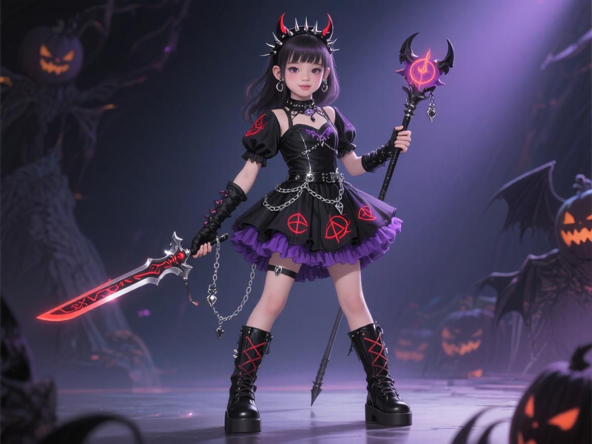 ai kpop demon hunters Halloween custome design for kids