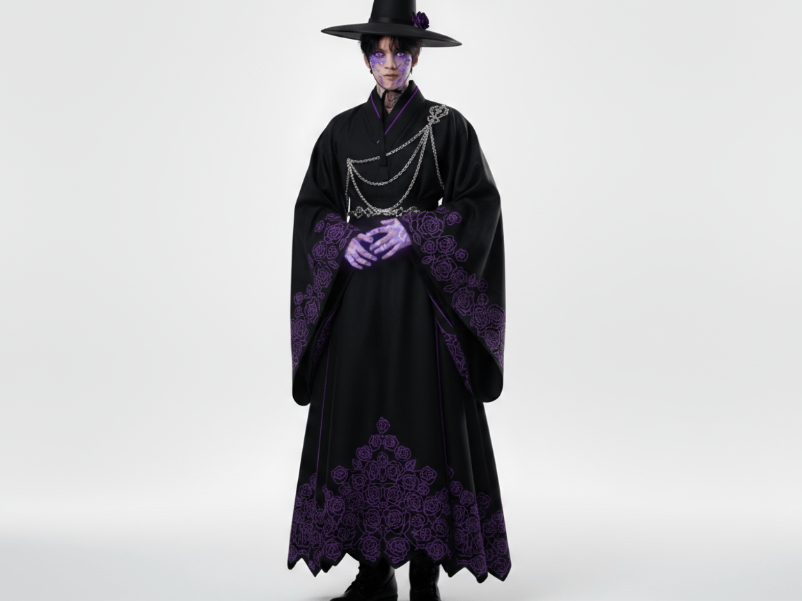 ai kpop demon hunters halloween custome design for young men