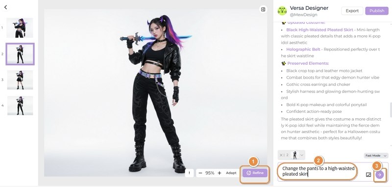 refine kpop demon hunters halloween custome design