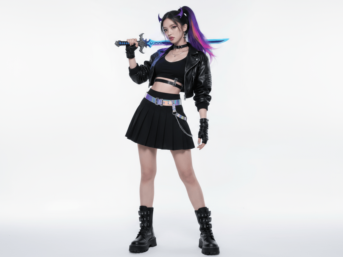 ai refined kpop demon hunters halloween custome