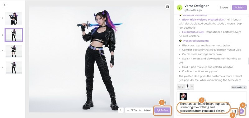 kpop demon hunters halloween custome virtual try on