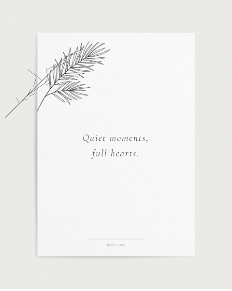 minimalist christmas card sayings