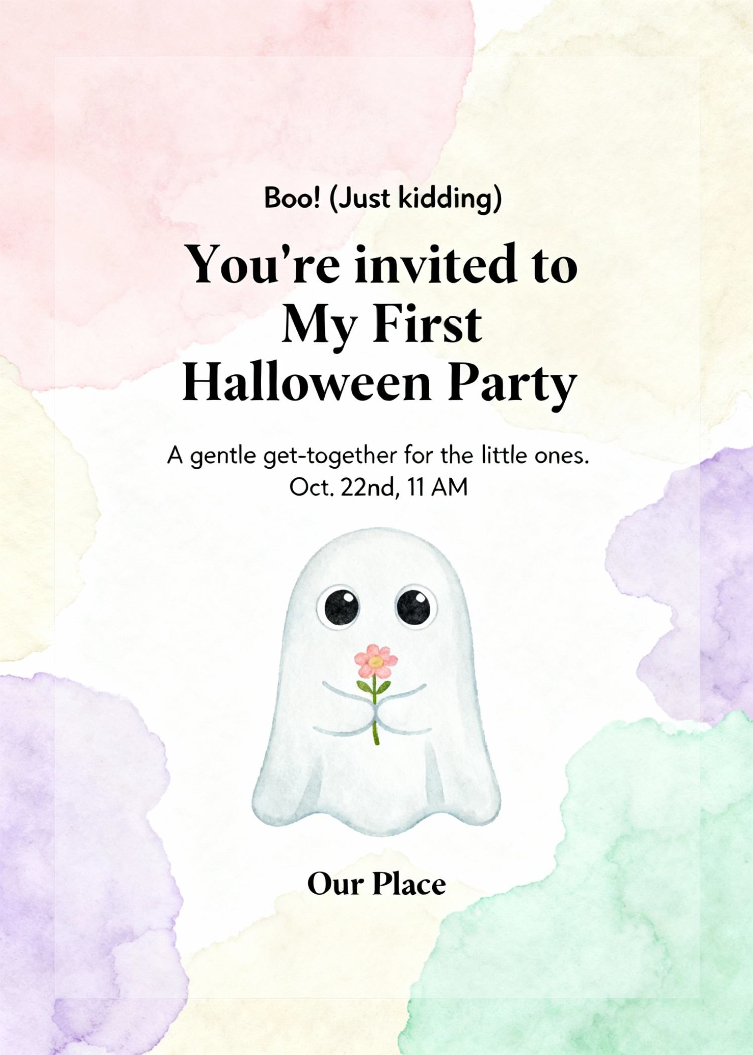 trick or treat invitations for toddlers first halloween