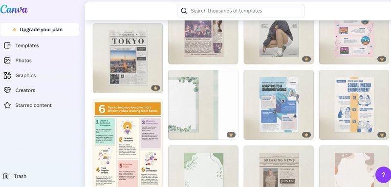 canva kostenloser KI-Poster-Maker