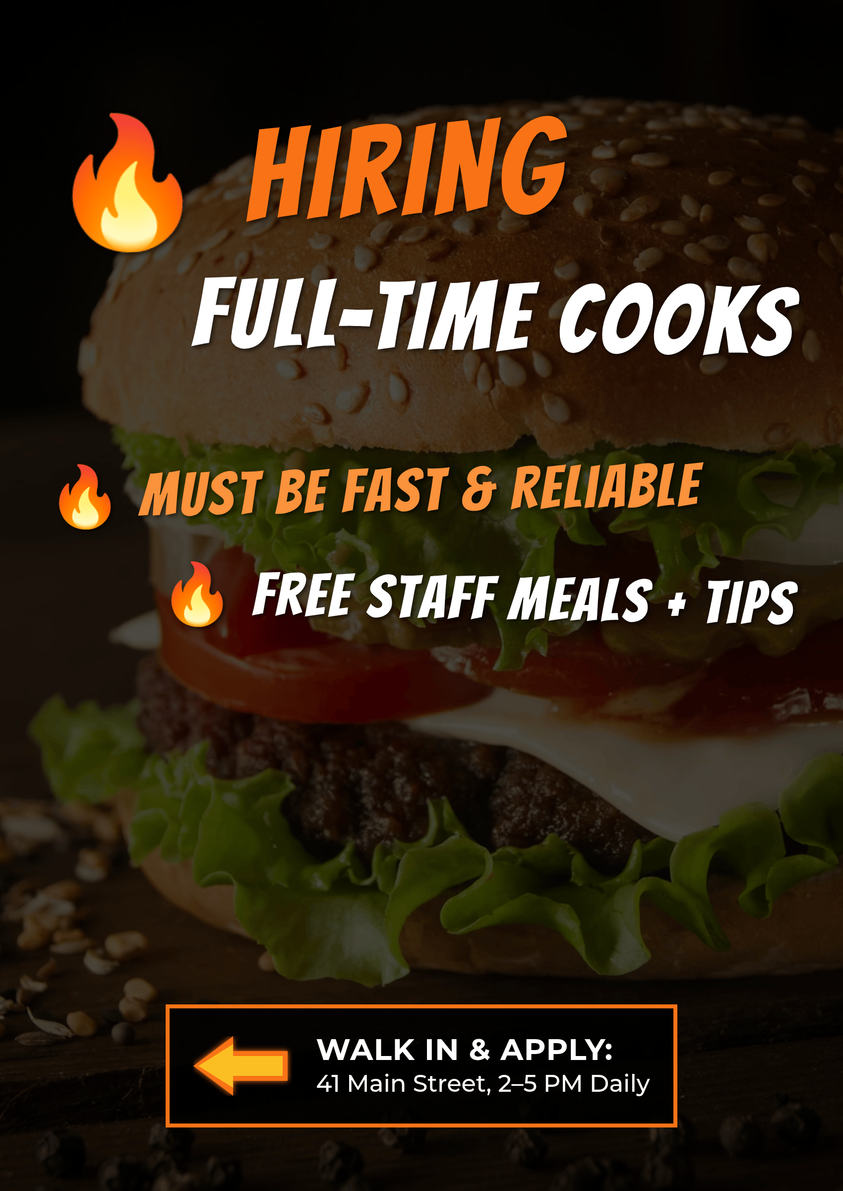 ki generiertes restaurant koch einstellungsposter