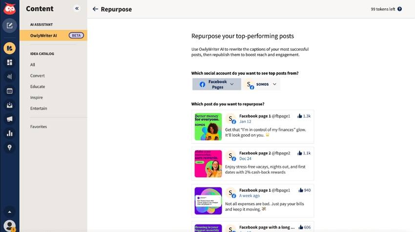 hootsuite online ai tool for social media post management