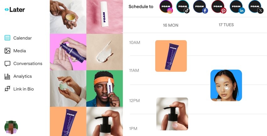 later online ai instagram post management tool
