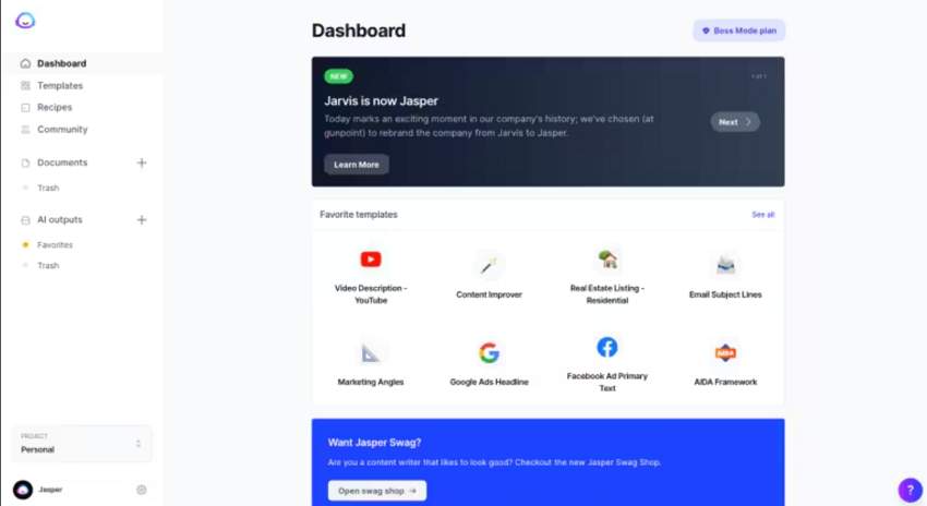 jasper ai social media copy generator